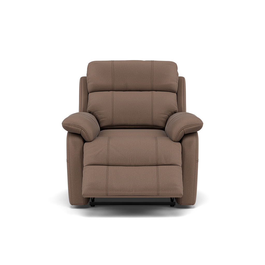 Fara Recliner Armchair - Power Recliner Armchair Fabric - Power Recliner with USB Armchairs Sterling Home 10 BFA-MAD-05 DARK TAUPE