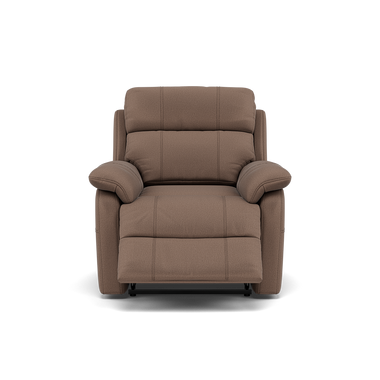 Fara Recliner Armchair - Power Recliner Armchair Fabric - Power Recliner with USB Armchairs Sterling Home 10 BFA-MAD-05 DARK TAUPE