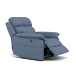 Fara Recliner Armchair - Power Recliner Armchair Fabric - Power Recliner with USB — BFA-MAD-08 PACIFIC BLUE, gallery image 1