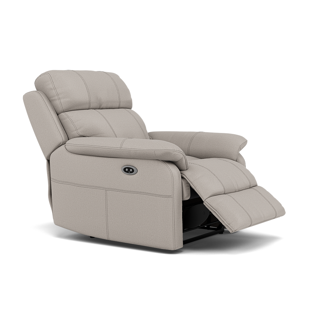 Fara Recliner Armchair - Power Recliner Armchair Fabric - Power Recliner with USB — BFAMAD-02 SILVER GREY, gallery image 1
