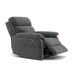 Fara Recliner Armchair - Power Recliner Armchair Fabric - Power Recliner with USB — FAB-MEG-20  PEWTER, gallery image 1