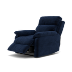 Fara Recliner Armchair - Power Recliner Armchair Fabric - Power Recliner with USB — FAB-MEG-28  NAVY, gallery image 3