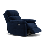 Fara Recliner Armchair - Power Recliner Armchair Fabric - Power Recliner with USB — FAB-MEG-28  NAVY, gallery image 1