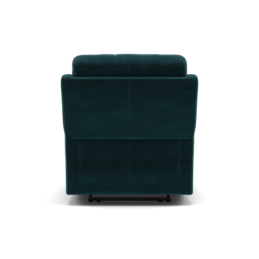 Fara Recliner Armchair - Power Recliner Armchair Fabric - Power Recliner with USB — FAB-MEG-36  LAKE GREEN, gallery image 2