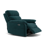 Fara Recliner Armchair - Power Recliner Armchair Fabric - Power Recliner with USB — FAB-MEG-36  LAKE GREEN, gallery image 1