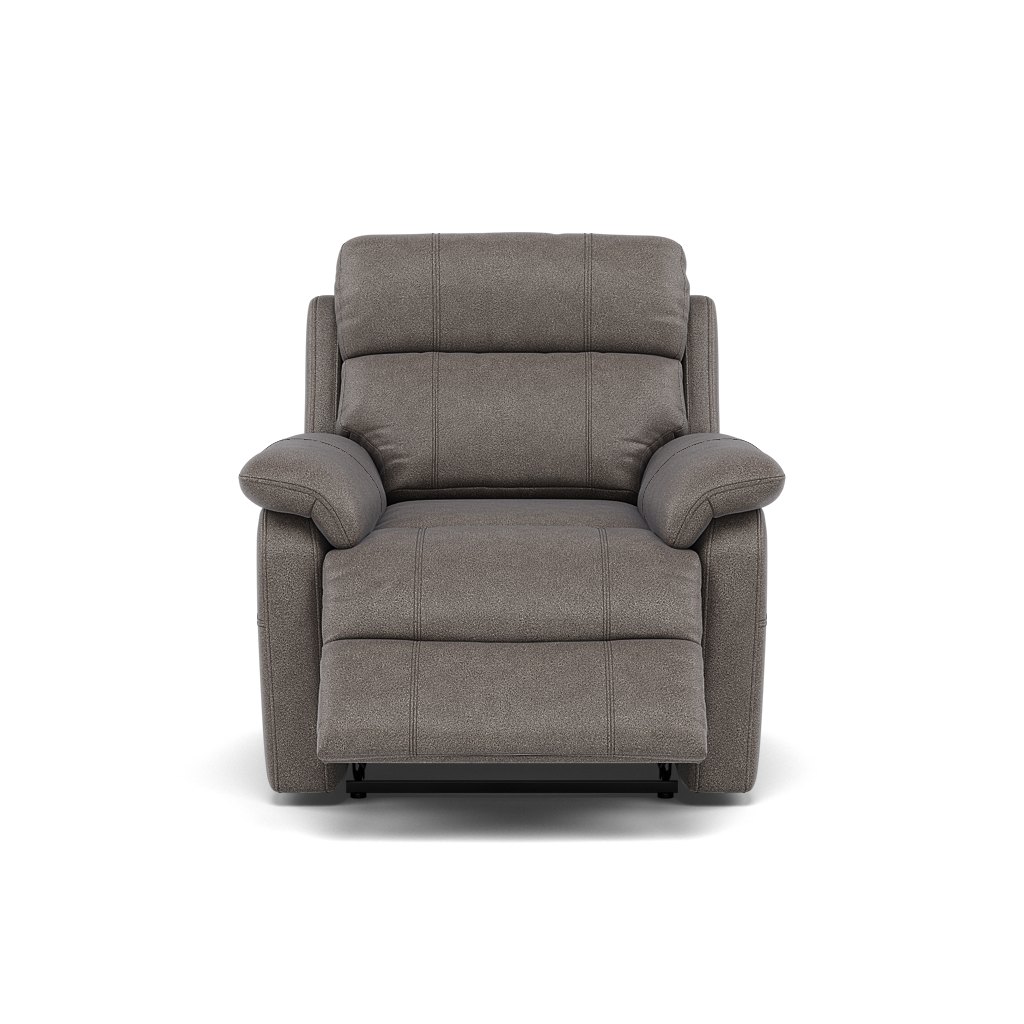 Fara Recliner Armchair - Power Recliner Armchair Fabric - Power Recliner with USB Armchairs Sterling Home 4 BFA-BLJ-042 ELEPHANT