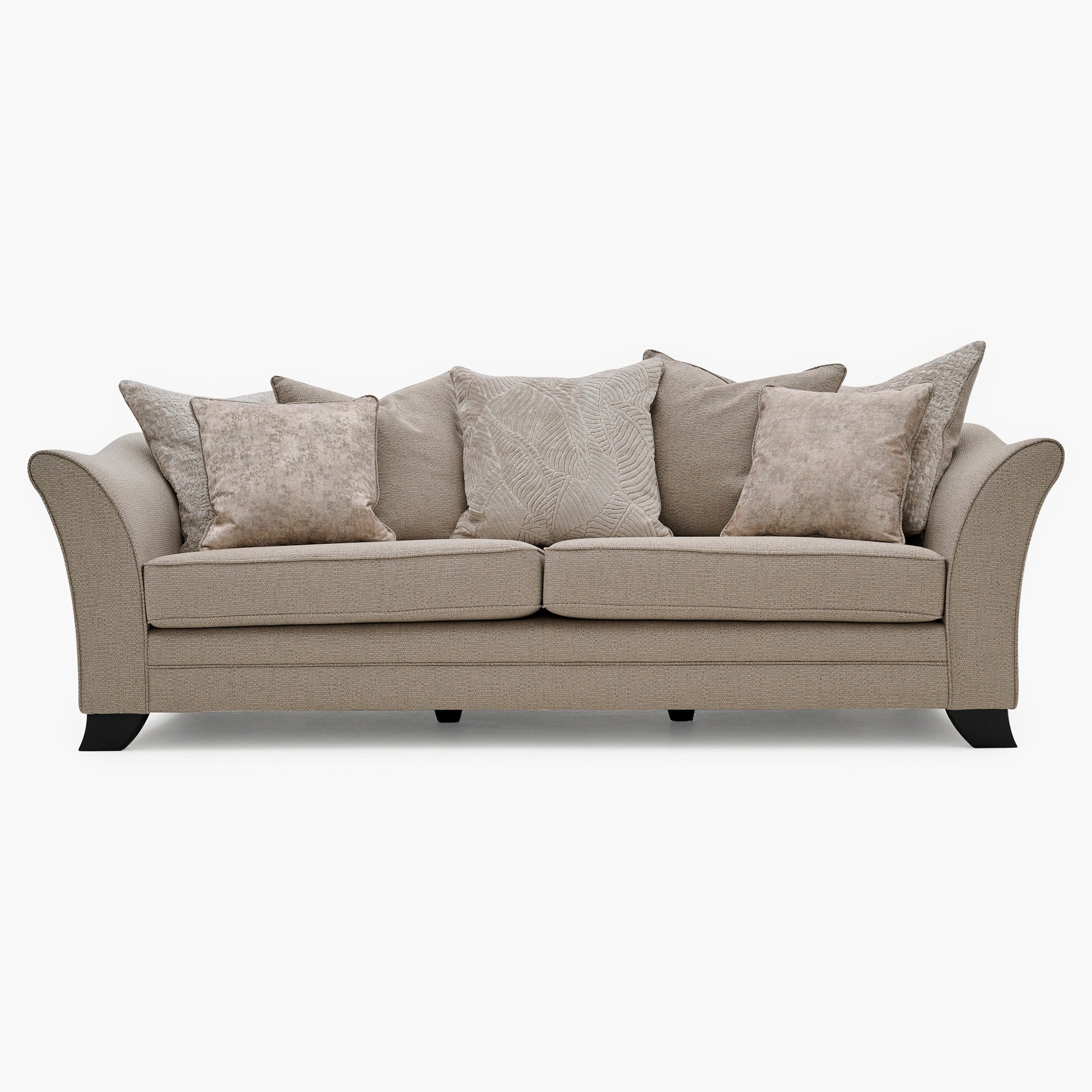 Fern 4 Seater Cushion Back Sofa - 4 Seater Sofa Pillow Back Price Band 2 - Standard Frame Sterling Home 1
