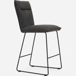 Floki Bar Stool - Bar Stool Grey Suede Chairs Sterling Home 1