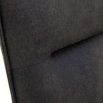 Floki Bar Stool - Bar Stool Grey Suede Chairs Sterling Home 2