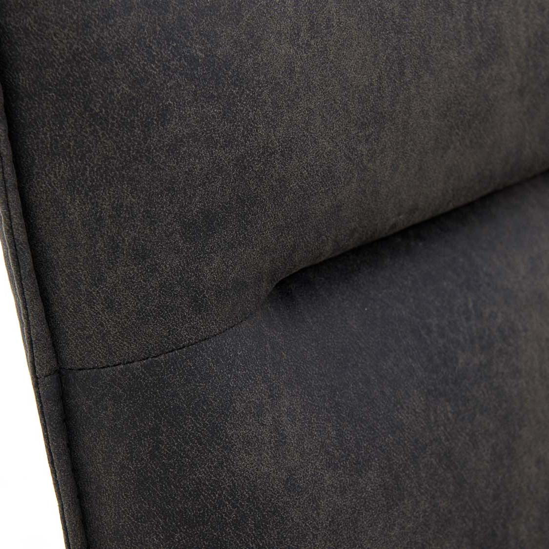 Floki Bar Stool - Bar Stool Grey Suede Chairs Sterling Home 2