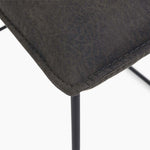 Floki Bar Stool - Bar Stool Grey Suede Chairs Sterling Home 3