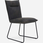 Floki Dining Chair - Dining Chair Grey Suede Chairs Sterling Home 1