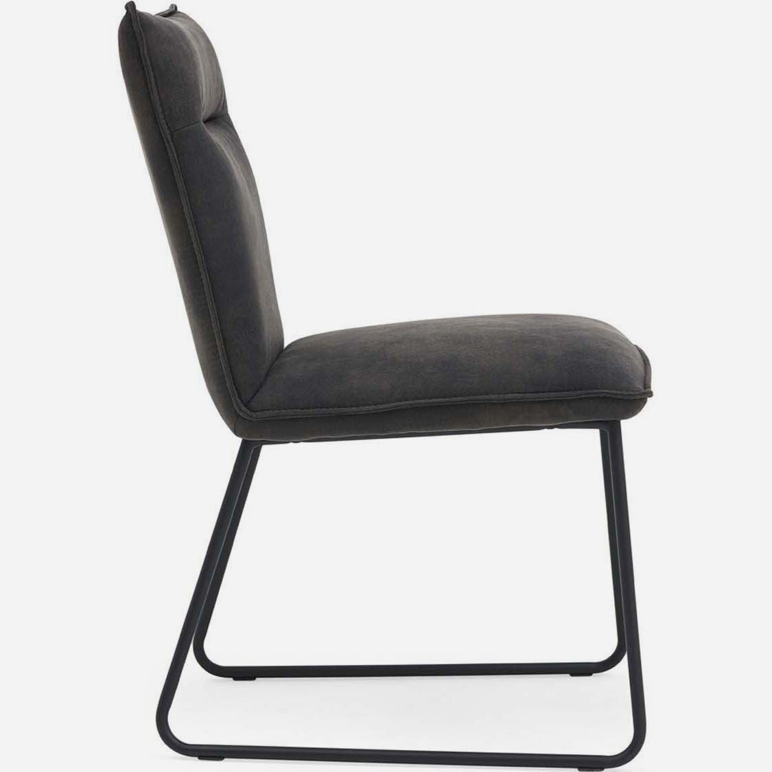 Floki Dining Chair - Dining Chair Grey Suede Chairs Sterling Home 2