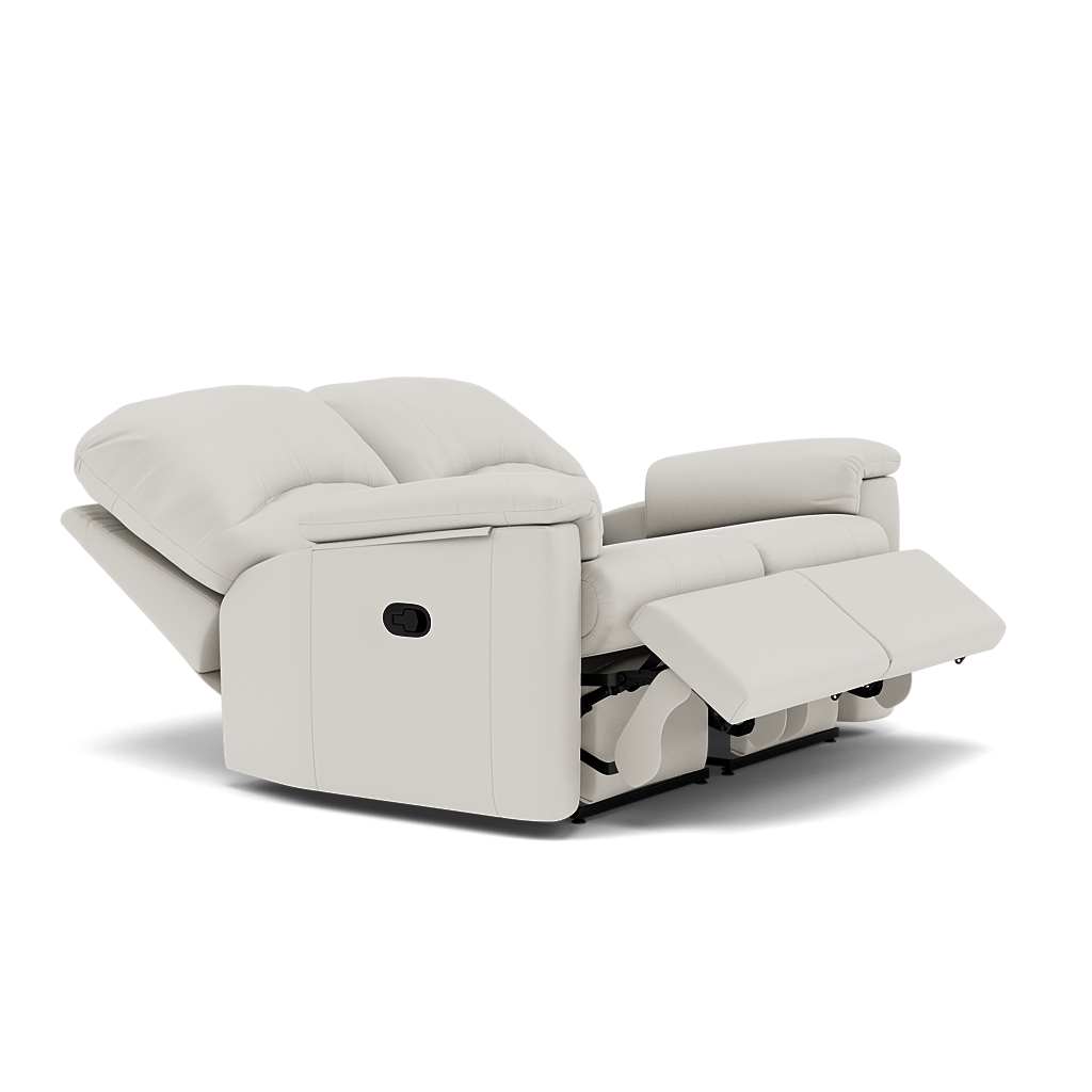 G Plan Chloe 2 Seater Recliner Sofa - 2 Seater Power Recliner Sofa Double Grade L - Power Recliner — L840 Cambridge Chalk, gallery image 1