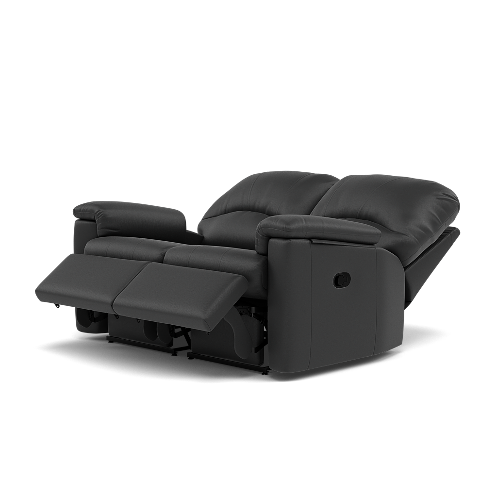 G Plan Chloe 2 Seater Recliner Sofa - 2 Seater Recliner Sofa Double Grade L - Manual Recliner — L852 Cambridge Petrol Blue, gallery image 3