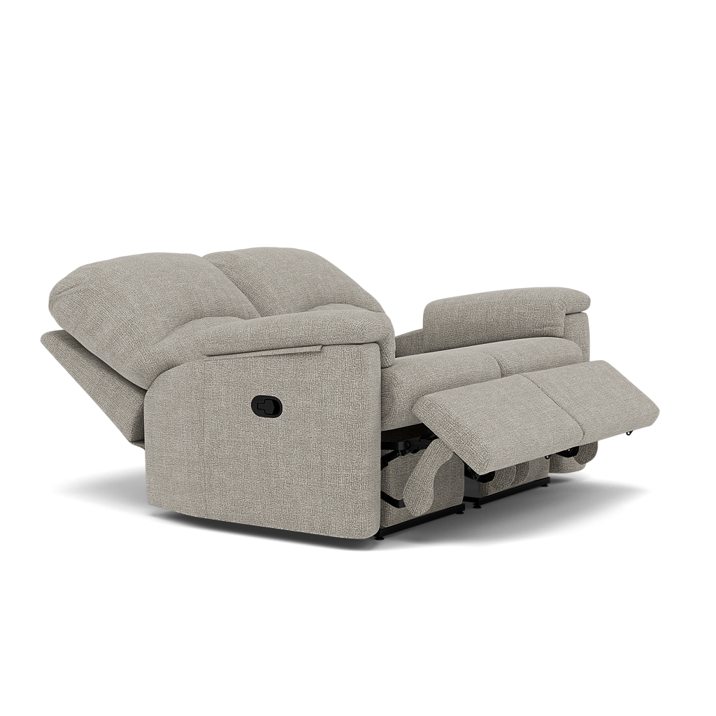 G Plan Chloe 2 Seater Recliner Sofa - 2 Seater Recliner Sofa Double Grade W - Manual Recliner — W001 Loom Smoke, gallery image 1