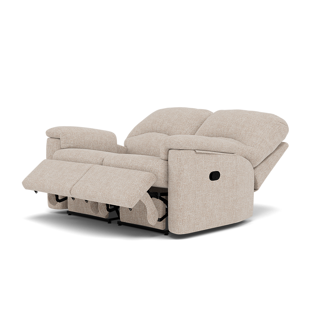 G Plan Chloe 2 Seater Recliner Sofa - 2 Seater Recliner Sofa (Right) Grade W - Right Hand Recliner — W002 Loom Shale, gallery image 3