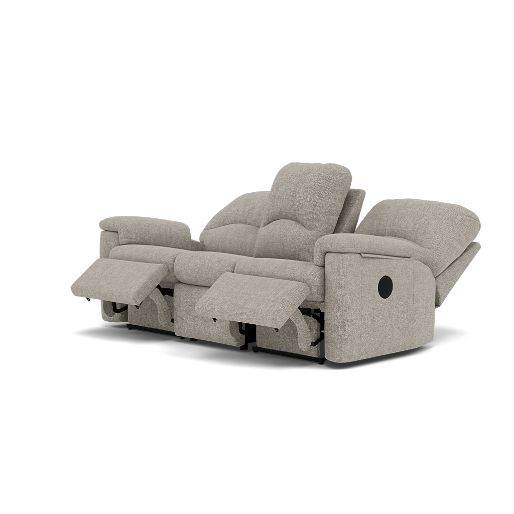 G Plan Chloe 3 Seater Recliner Sofa - 3 Seater Power Recliner Sofa (Left) Grade W - Left Hand Recliner — W001 Loom Smoke, gallery image 3
