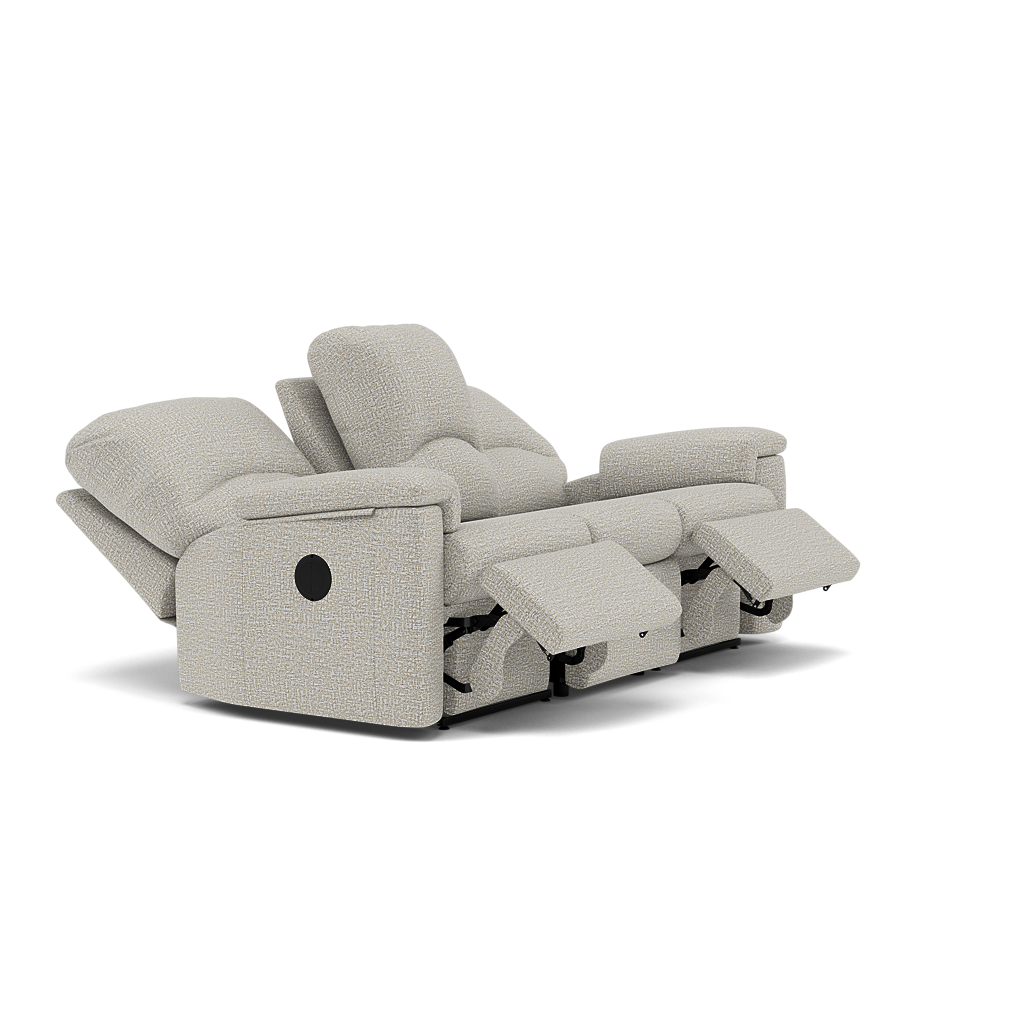 G Plan Chloe 3 Seater Recliner Sofa - 3 Seater Recliner Sofa (Left) Grade B - Left Hand Recliner — B102 Shore Oatmeal, gallery image 1