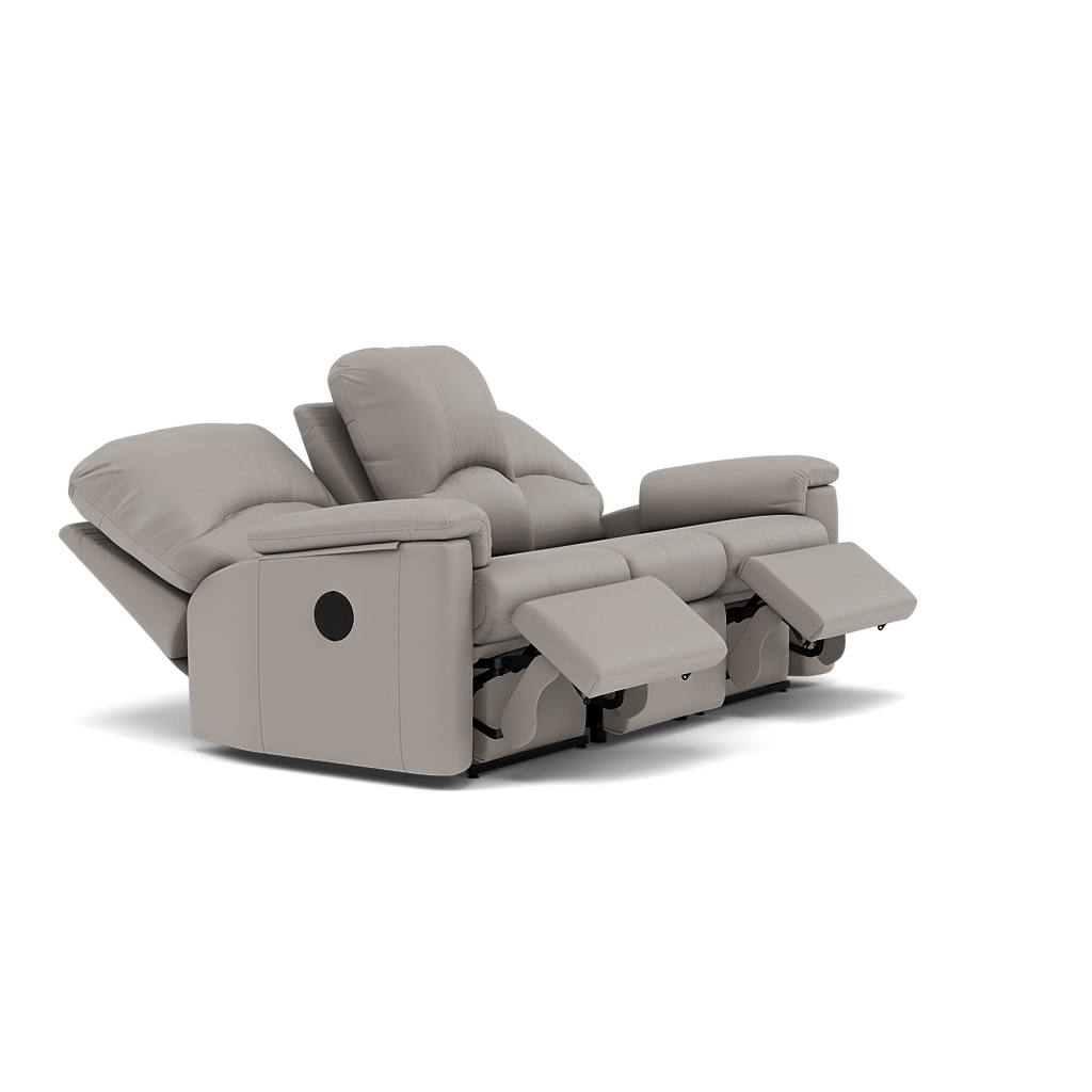 G Plan Chloe 3 Seater Recliner Sofa - 3 Seater Recliner Sofa (Left) Grade L - Left Hand Recliner — L842 Cambridge Grey, gallery image 1