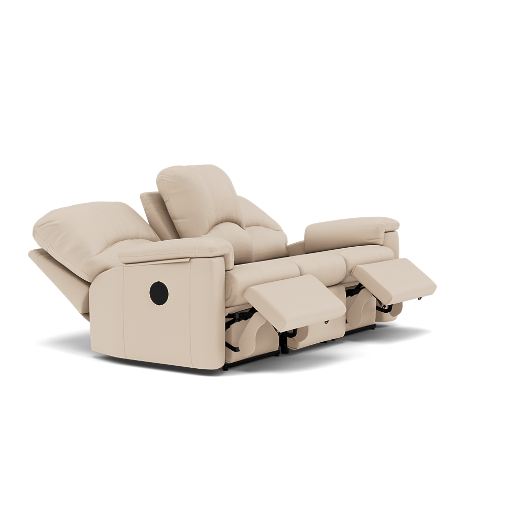 G Plan Chloe 3 Seater Recliner Sofa - 3 Seater Recliner Sofa (Left) Grade L - Left Hand Recliner — L843 Cambridge Stone, gallery image 1