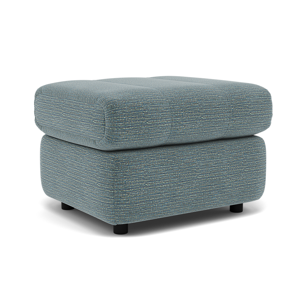 G Plan Chloe Footstool - Footstool Grade B — B925 Waffle Marine, gallery image 1