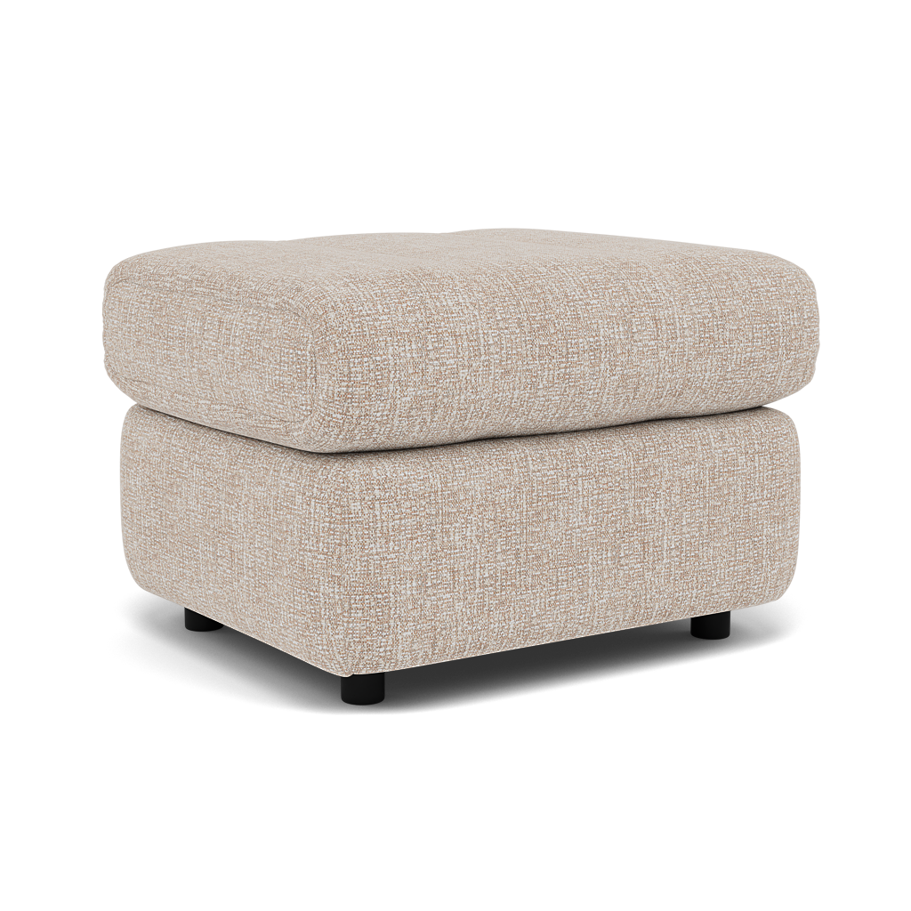 G Plan Chloe Footstool - Footstool Grade W — W002 Loom Shale, gallery image 1