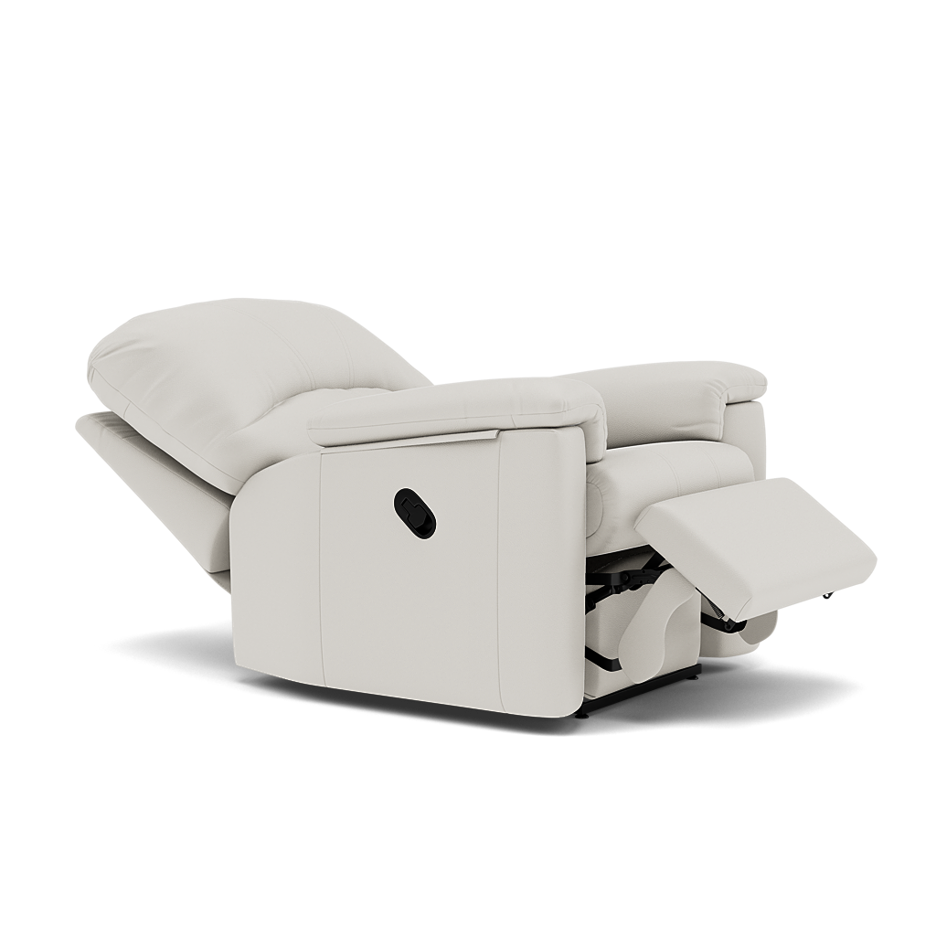G Plan Chloe Recliner Armchair - Recliner Chair Grade L - Manual Recliner — L840 Cambridge Chalk, gallery image 1