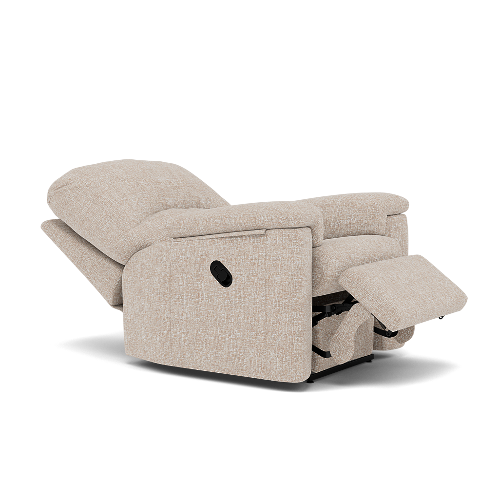 G Plan Chloe Recliner Armchair - Recliner Chair Grade W - Manual Recliner — W002 Loom Shale, gallery image 1