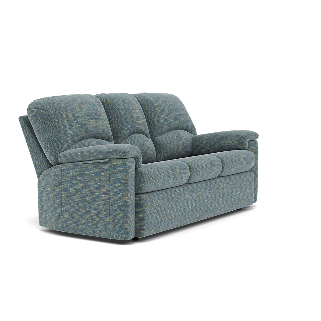 G Plan Chloe Small 3 Seater Sofa - Small 3 Seater Sofa Grade B — B925 Waffle Marine, gallery image 1