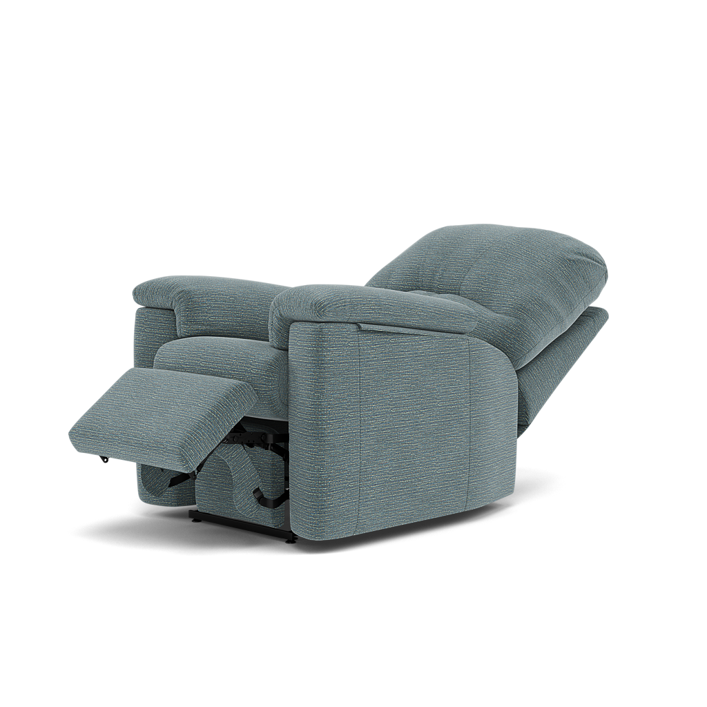 G Plan Chloe Small Recliner Armchair - Small Power Recliner Chair Grade B - Power Recliner — B925 Waffle Marine, gallery image 3