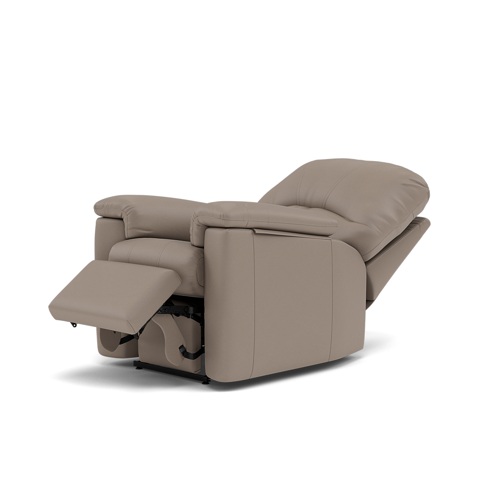 G Plan Chloe Small Recliner Armchair - Small Power Recliner Chair Grade H - Power Recliner — H001 Oxford Mushroom, gallery image 3