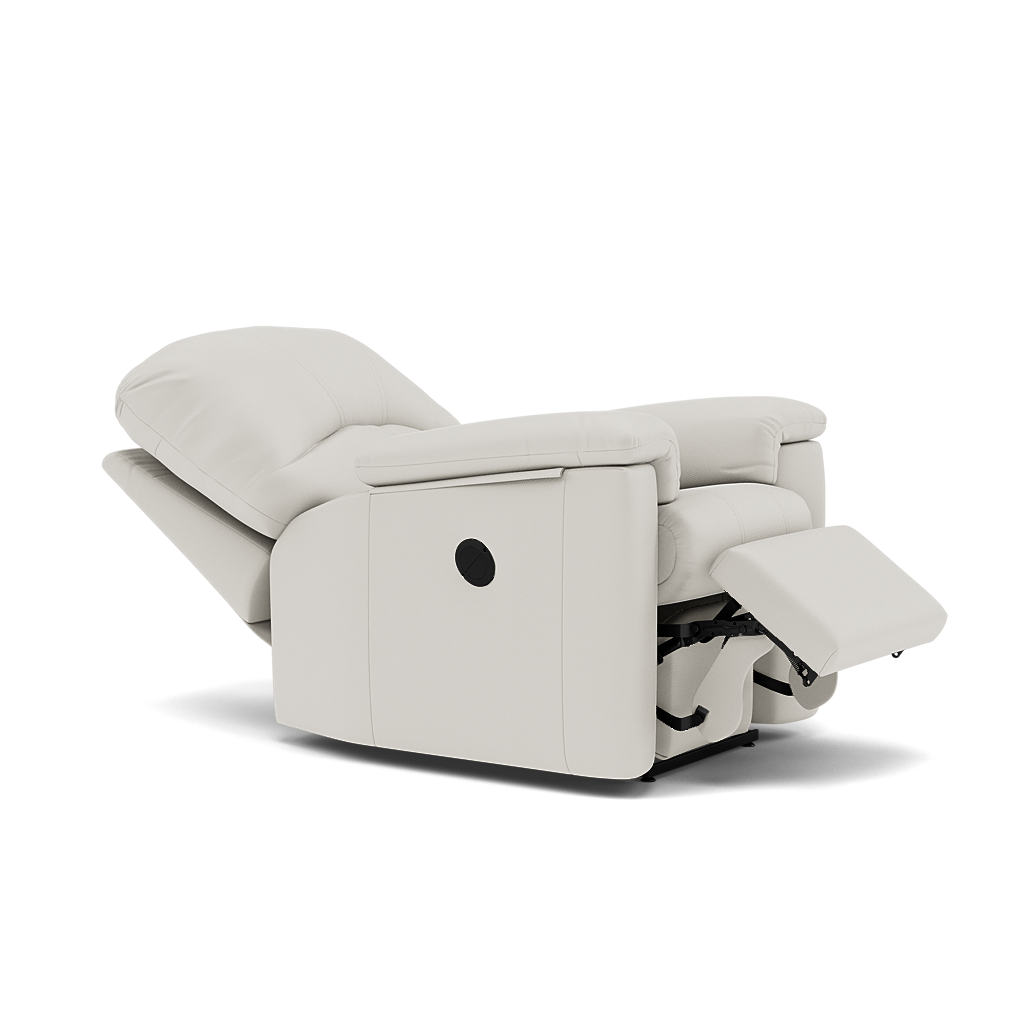 G Plan Chloe Small Recliner Armchair - Small Power Recliner Chair Grade L - Power Recliner — L840 Cambridge Chalk, gallery image 1
