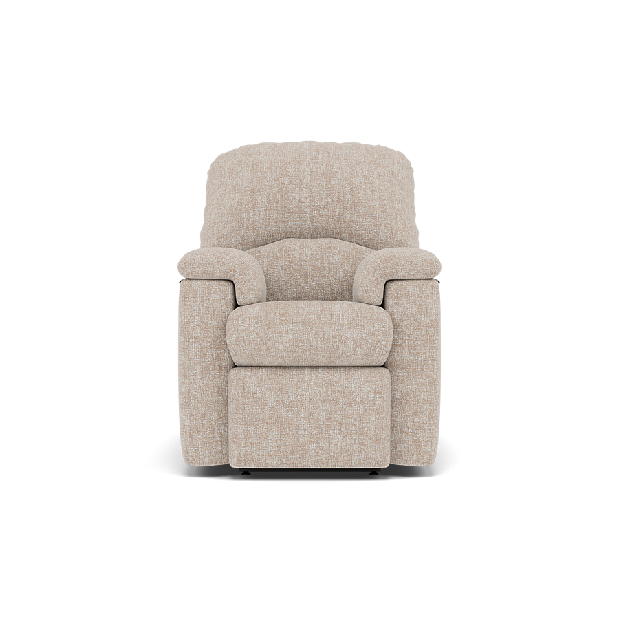 G Plan Chloe Small Recliner Armchair - Small Power Recliner Chair Grade W - Power Recliner Sterling Home W002 Loom Shale 2