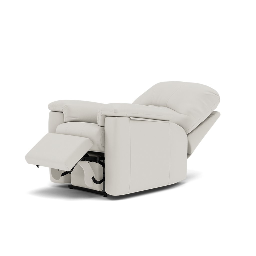 G Plan Chloe Small Recliner Armchair - Small Recliner Chair Grade L - Manual Recliner — L840 Cambridge Chalk, gallery image 3