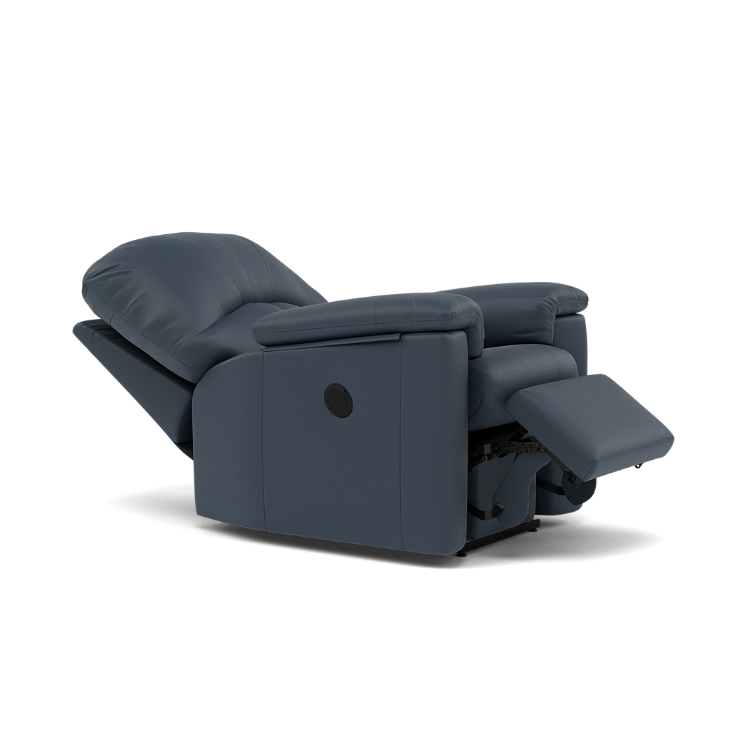 G Plan Chloe Small Recliner Armchair - Small Recliner Chair Grade L - Manual Recliner — L851 Cambridge Navy, gallery image 1