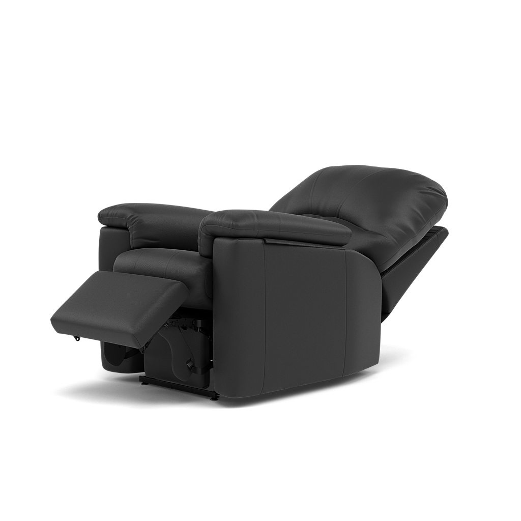 G Plan Chloe Small Recliner Armchair - Small Recliner Chair Grade L - Manual Recliner — L852 Cambridge Petrol Blue, gallery image 3