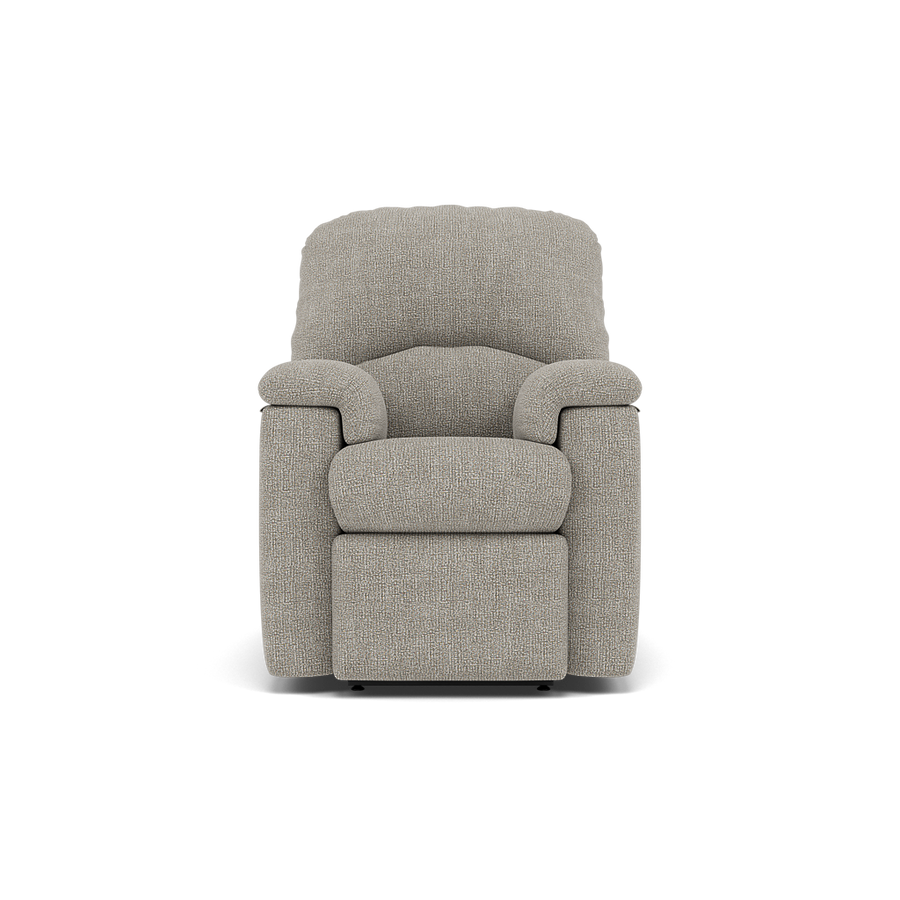 G Plan Chloe Small Recliner Armchair - Small Recliner Chair Grade W - Manual Recliner Armchairs Sterling Home W001 Loom Smoke 1
