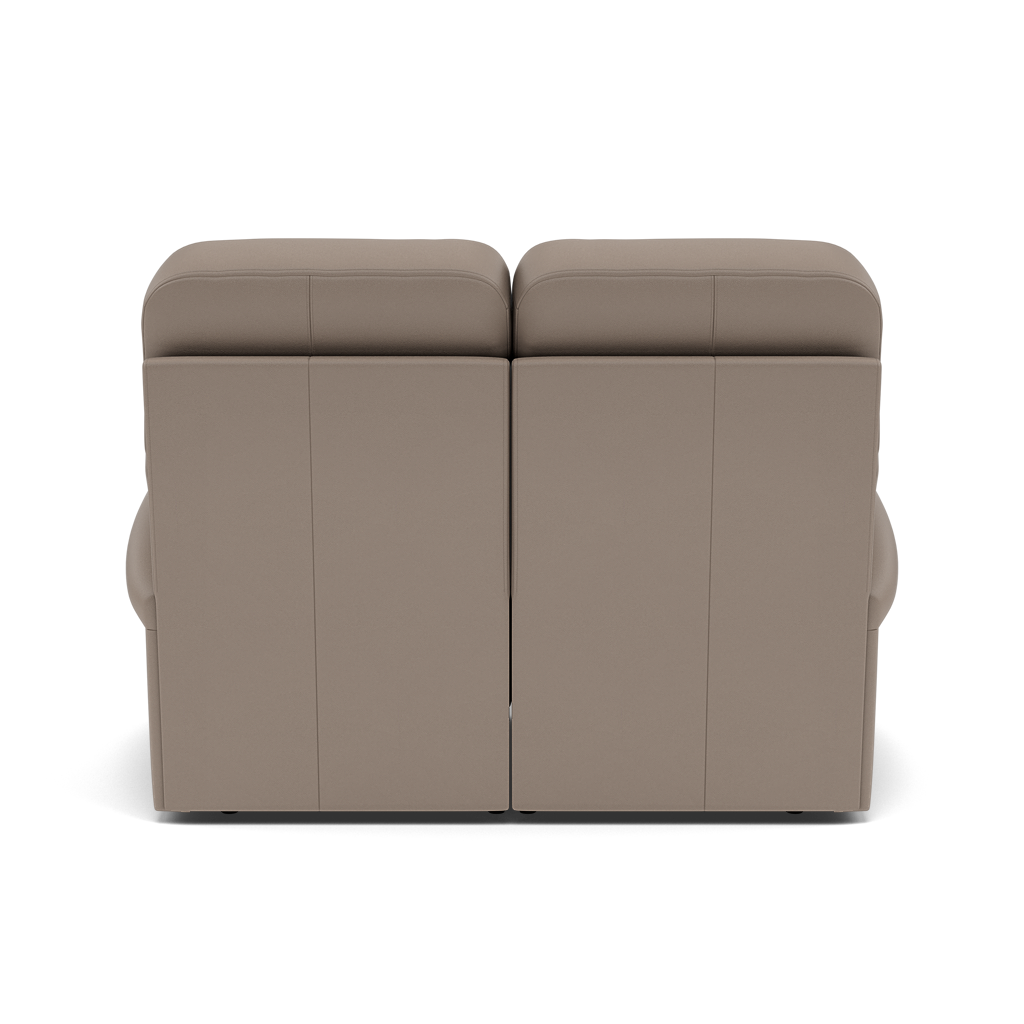 G Plan Holmes 2 Seater Recliner Sofa - 2 Seater Power Recliner Sofa Double Grade H - Power Recliner — H001 Oxford Mushroom, gallery image 2