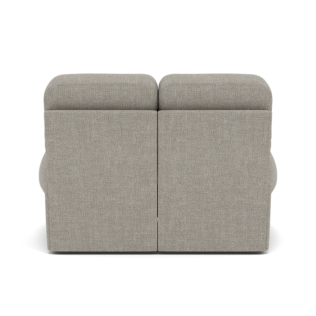 G Plan Holmes 2 Seater Recliner Sofa - 2 Seater Power Recliner Sofa Double Grade W - Power Recliner — W001 Loom Smoke, gallery image 2