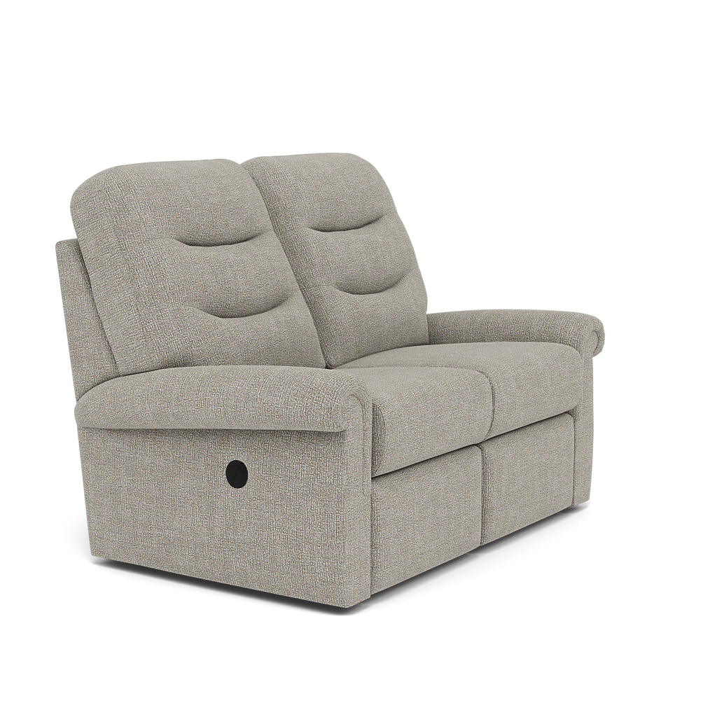 G Plan Holmes 2 Seater Recliner Sofa - 2 Seater Power Recliner Sofa Double Grade W - Power Recliner — W001 Loom Smoke, gallery image 1