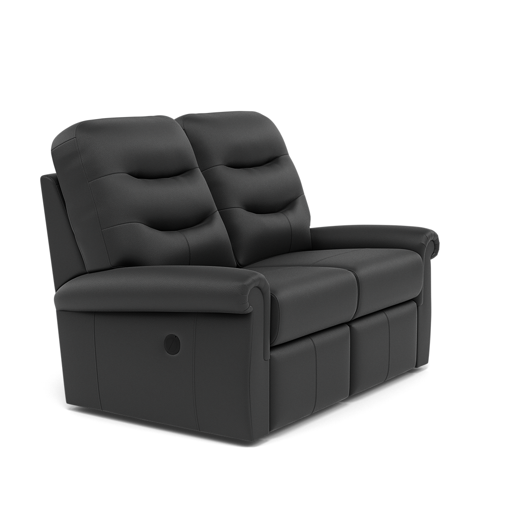 G Plan Holmes 2 Seater Recliner Sofa - 2 Seater Power Recliner Sofa (Left) Grade L - Left Hand Recliner — L852 Cambridge Petrol Blue, gallery image 1