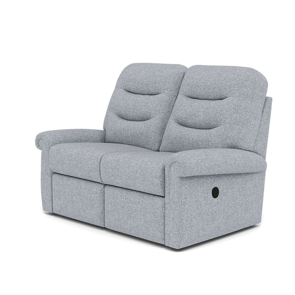 G Plan Holmes 2 Seater Recliner Sofa - 2 Seater Recliner Sofa Double Grade B - Manual Recliner — B932 Beach Duck Egg, gallery image 3