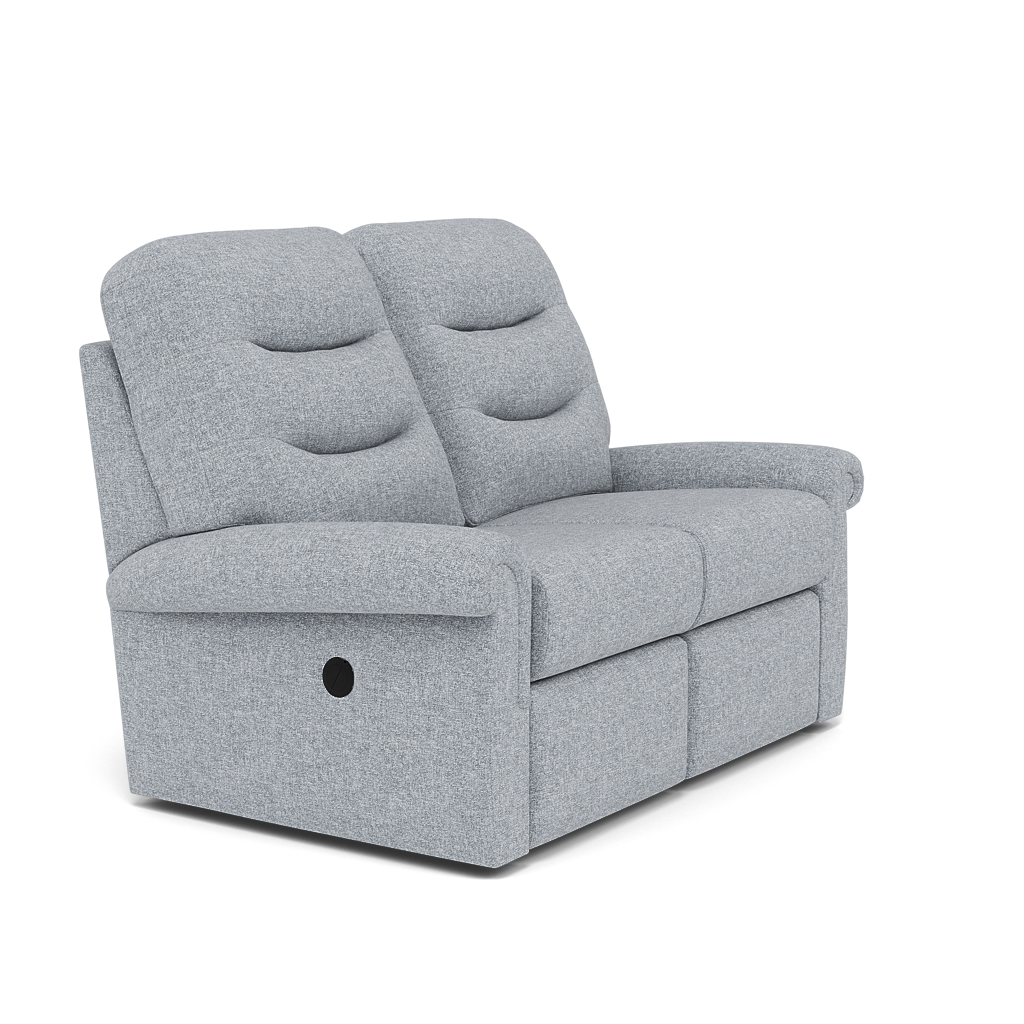 G Plan Holmes 2 Seater Recliner Sofa - 2 Seater Recliner Sofa Double Grade B - Manual Recliner — B932 Beach Duck Egg, gallery image 1
