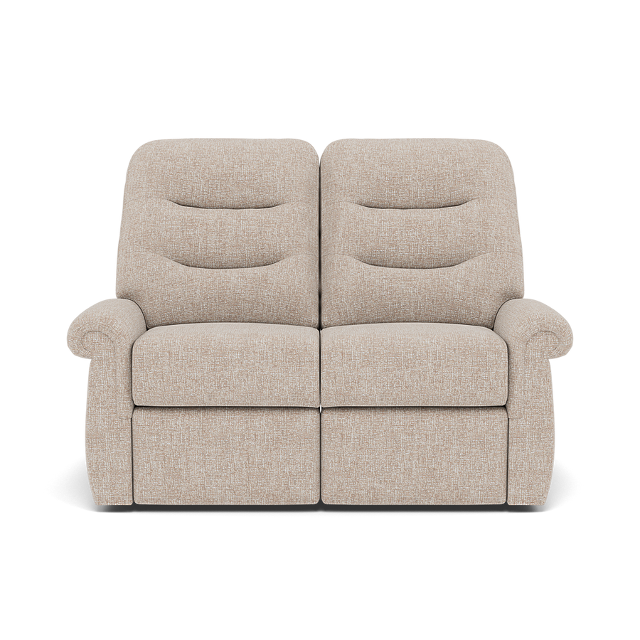 G Plan Holmes 2 Seater Recliner Sofa - 2 Seater Recliner Sofa Double Grade W - Manual Recliner Sterling Home W002 Loom Shale 2
