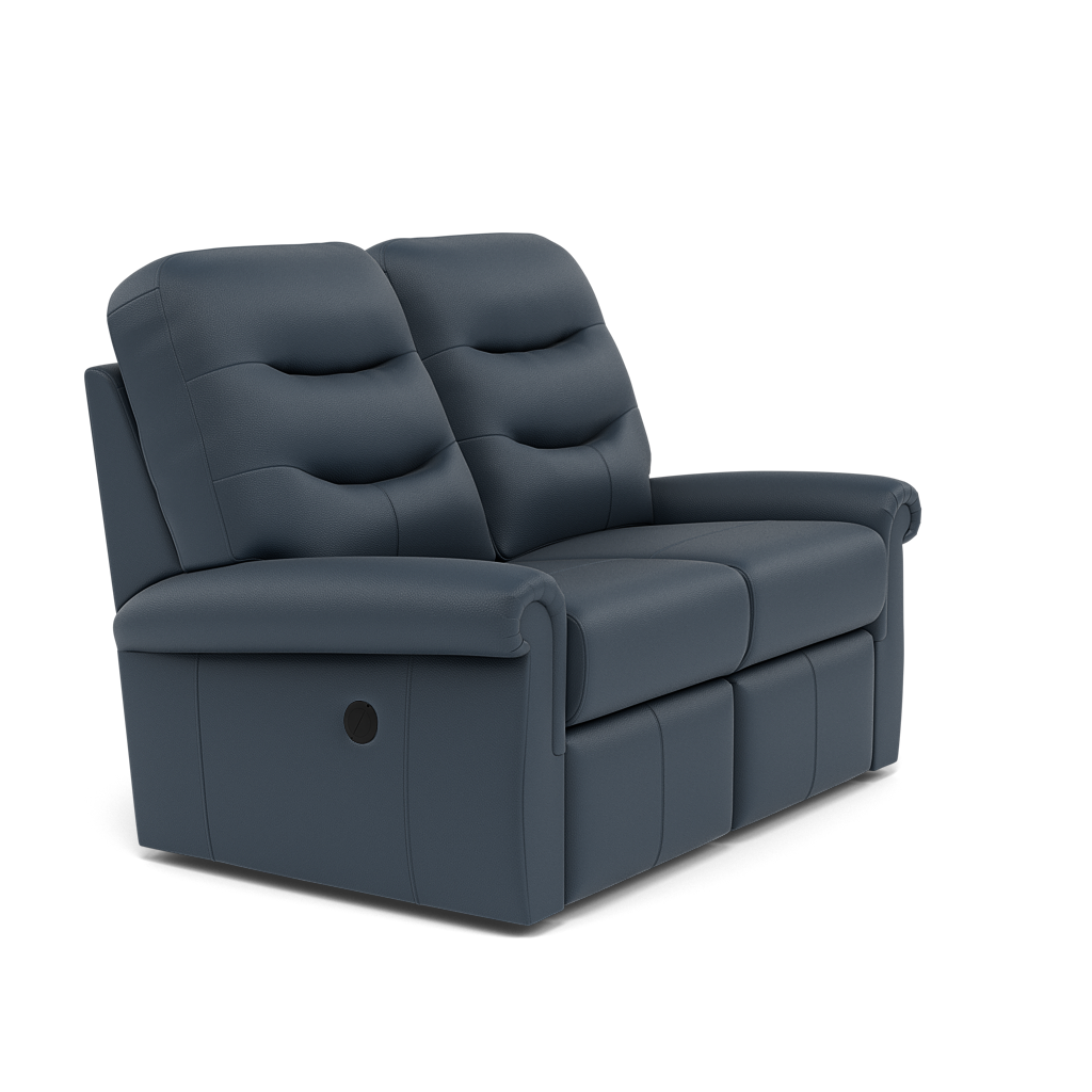 G Plan Holmes 2 Seater Recliner Sofa - 2 Seater Recliner Sofa (Right) Grade L - Right Hand Recliner — L851 Cambridge Navy, gallery image 1
