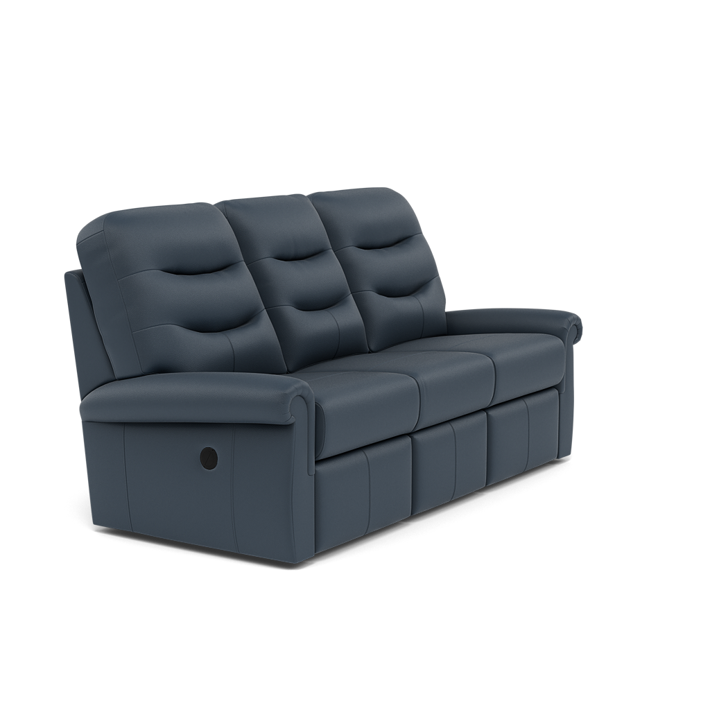 G Plan Holmes 3 Seater Recliner Sofa - 3 Seater Power Recliner Sofa Double Grade L - Power Recliner — L851 Cambridge Navy, gallery image 1