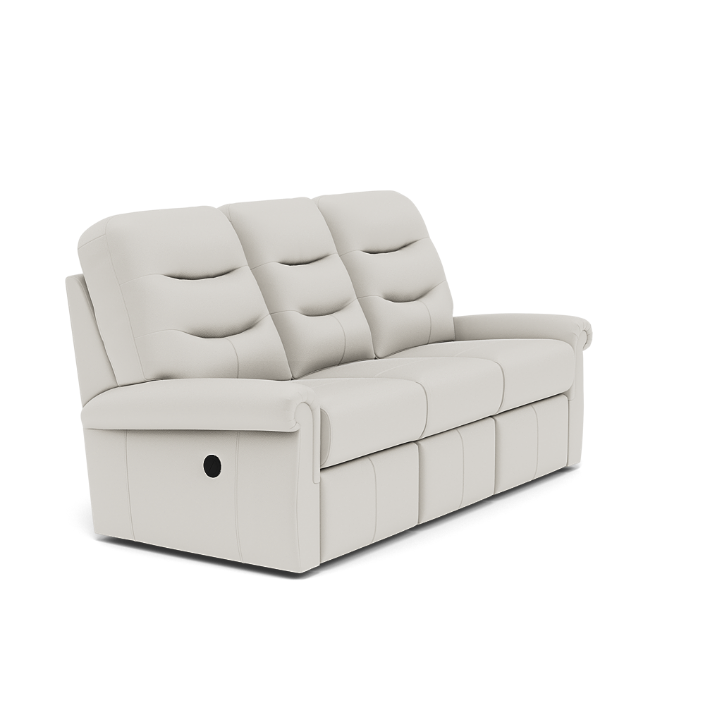 G Plan Holmes 3 Seater Recliner Sofa - 3 Seater Power Recliner Sofa (Left) Grade L - Left Hand Recliner — L840 Cambridge Chalk, gallery image 1