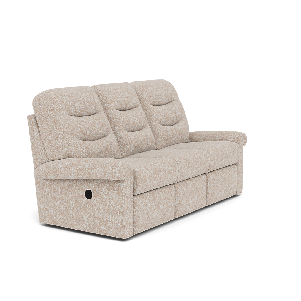 G Plan Holmes 3 Seater Recliner Sofa - 3 Seater Power Recliner Sofa (Left) Grade W - Left Hand Recliner — W002 Loom Shale, gallery image 1