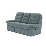 G Plan Holmes 3 Seater Recliner Sofa - 3 Seater Power Recliner Sofa (Right) Grade B - Right Hand Recliner — B925 Waffle Marine, gallery image 3